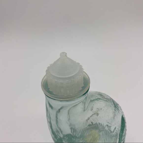 VTG VETRERIA ETRUSCA Blue-Green-Clear Italian Glass Decanter Bottle with Stopper - Picture 10 of 10